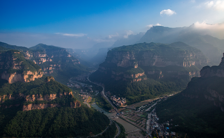 八月跟我走，抓住太行大峡谷的“初秋蓝”