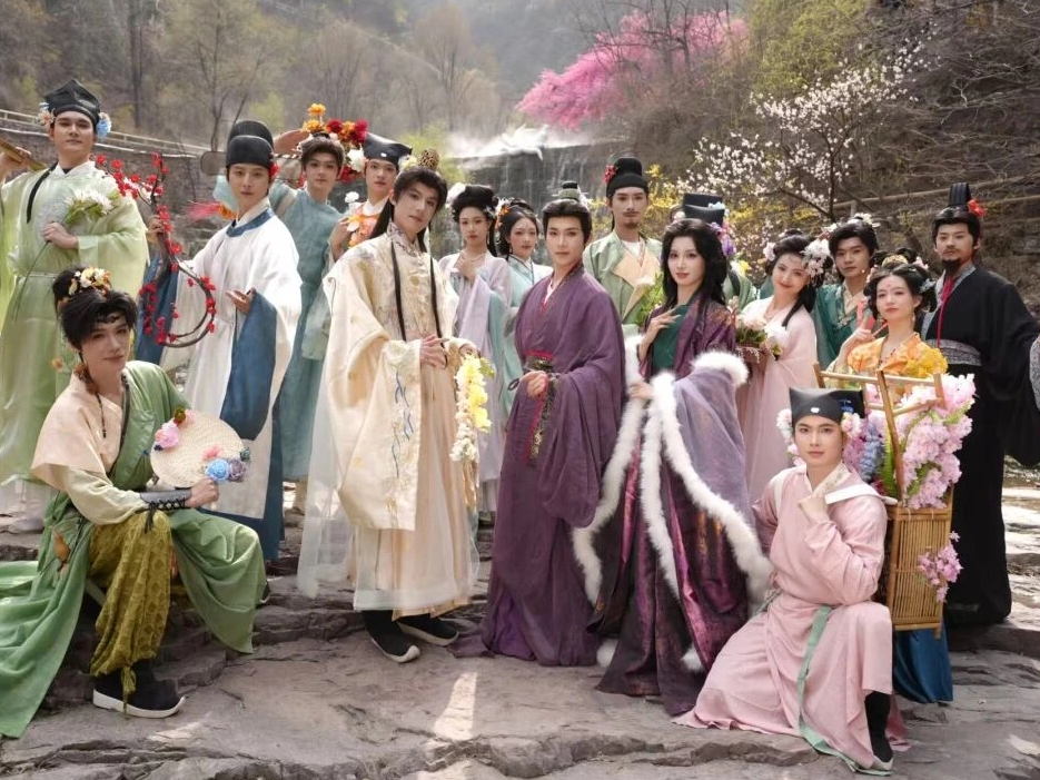 国风NPC巡游·簪花少年热舞|今日实况~