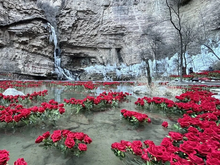 越冷越绽放，太行大峡谷“冻”真格，美出圈~