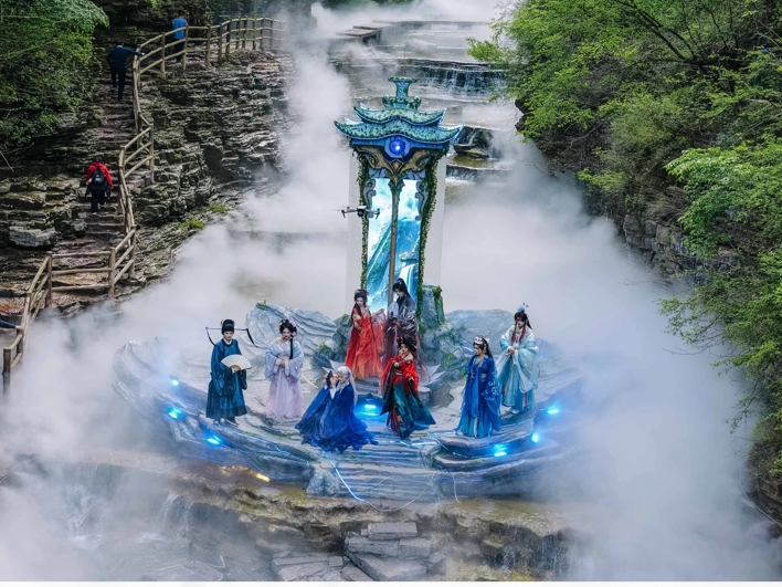 太行大峡谷这场春游美成仙了！