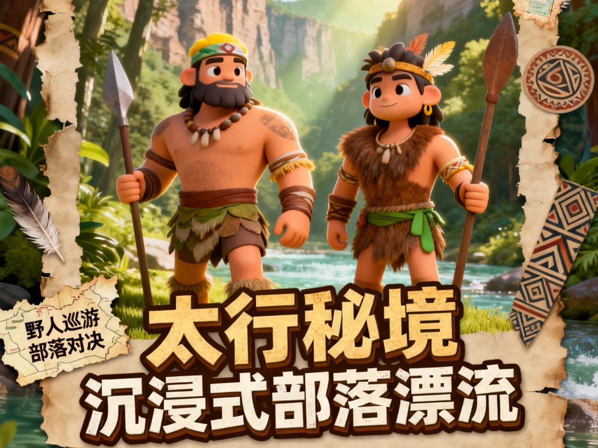 重磅上新｜沉浸式部落纷争漂流，开启你的勇士冒险之旅