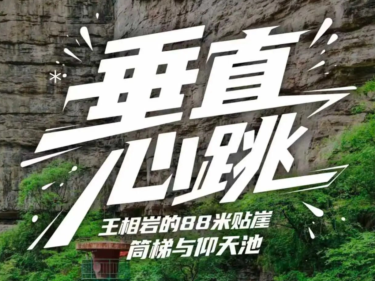 88米贴崖筒梯与仰天池：王相岩的“垂直心跳”