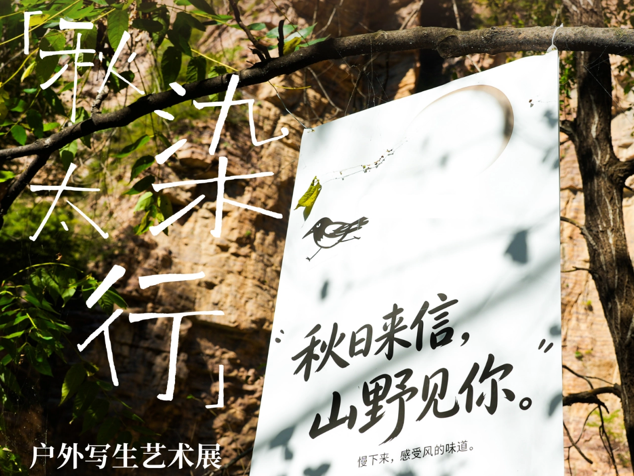 秋染太行｜把美术馆搬进山野！黄龙潭户外写生艺术展静待赴约